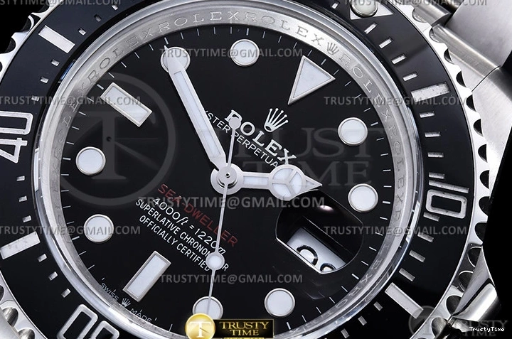 0711 HighQuality ROLSD0105 – Seadweller 126600 43mm SS SS Single Red ARF V4 A 1002